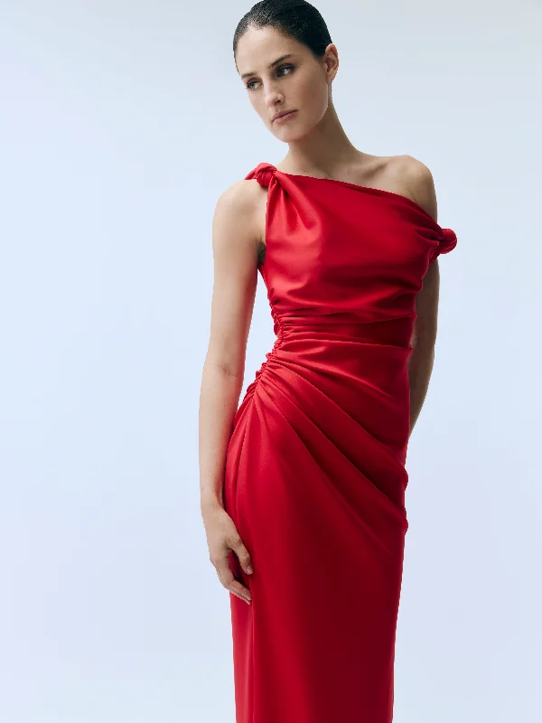 Dresses with Pleated Tulle Skirt for Ladies' Princess LookLUDLOW MIDI DRESS