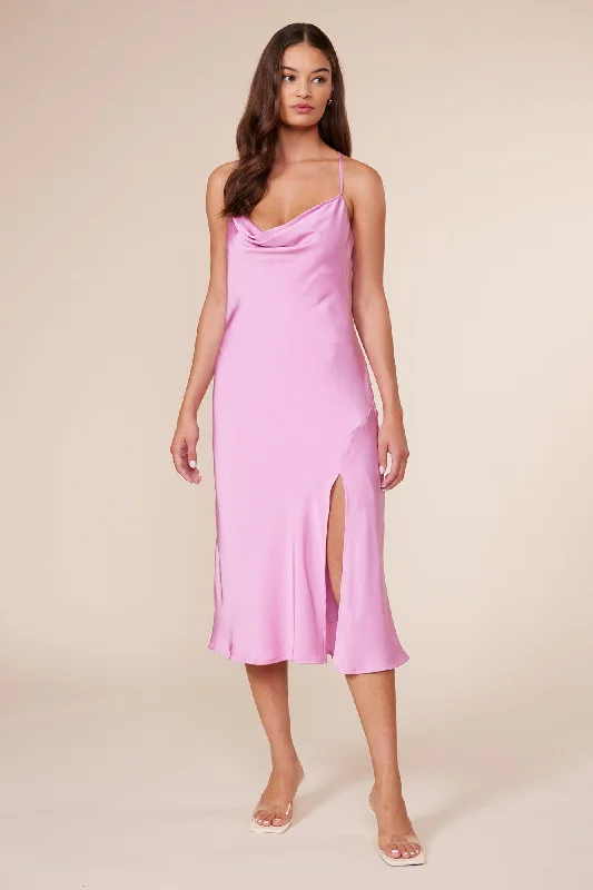 Dresses with Sheer Sleeve and Sequined Cuffs for Ladies' Elegant and Sparkly LookMaya Slip Dress