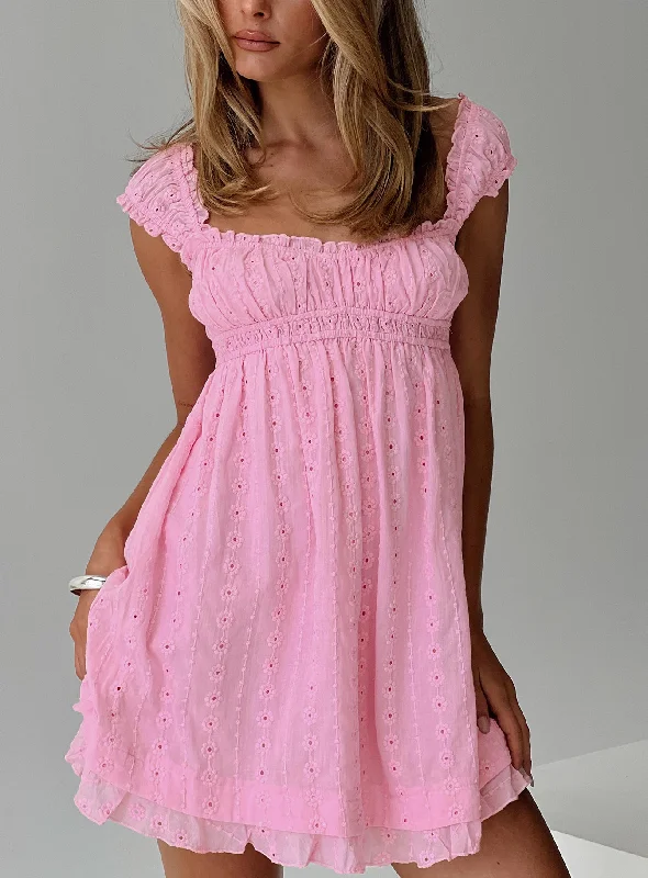 orange mini dressesCarlita Mini Dress Pink