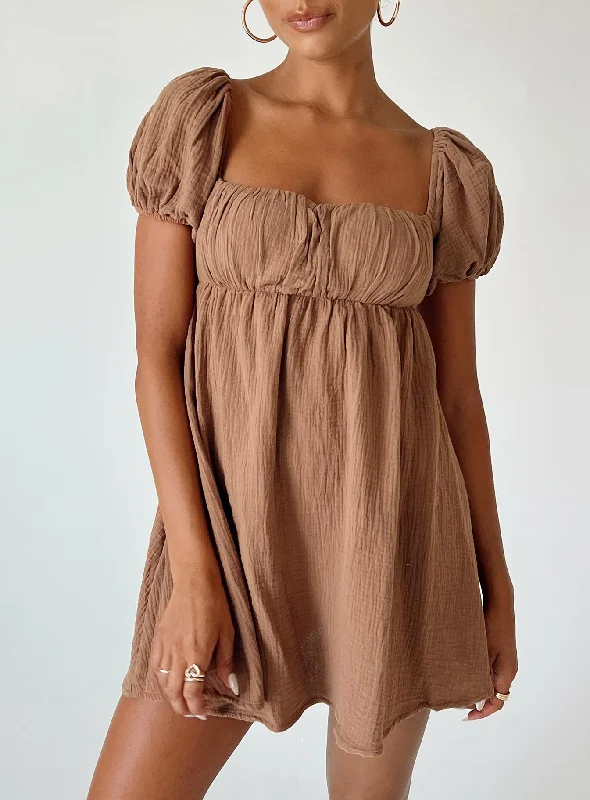 pink mini dressesLet's Dance Mini Dress Brown