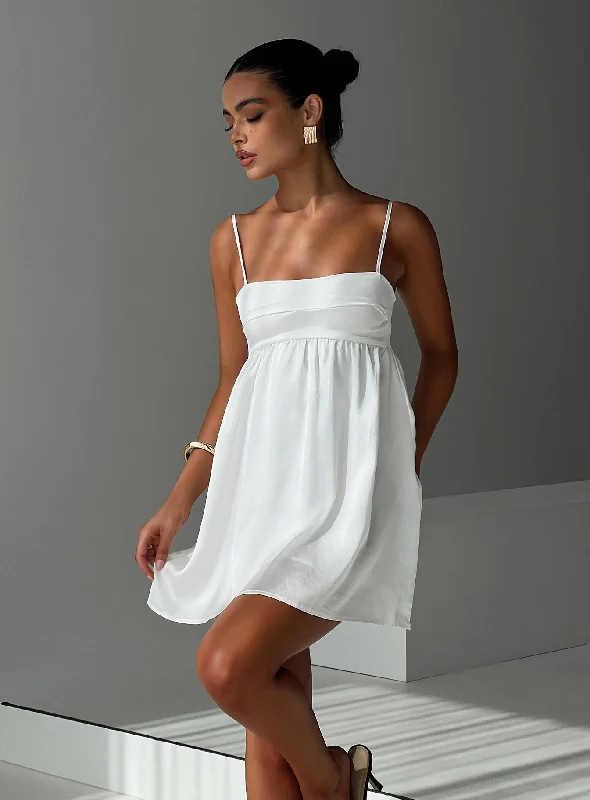 button down mini dressesOrtega Mini Dress White Petite