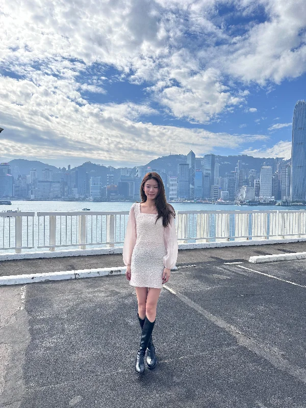 detachable sleeve mini dressesRosaline Bling Mini Dress