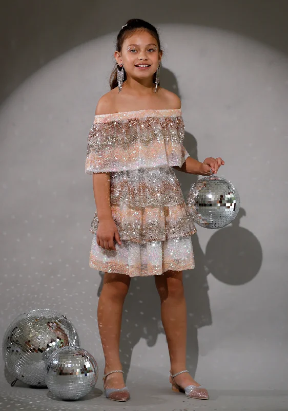 bishop sleeve mini dressesShine Bright Dress